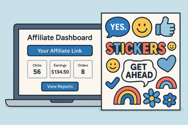 Sticker Affiliate Dashboard